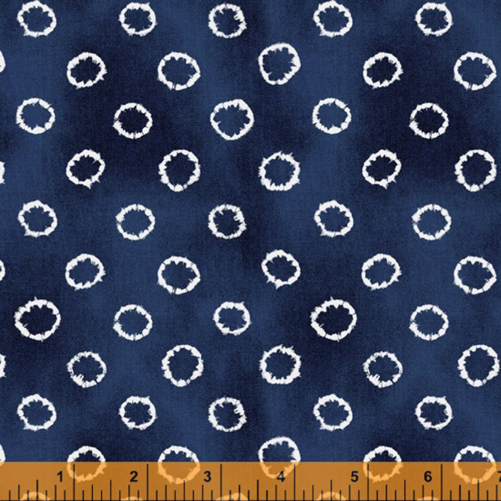 Windham Fabrics Indigo Dyed - Tied Dark