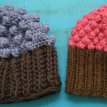 Knitted Cupcake Hat