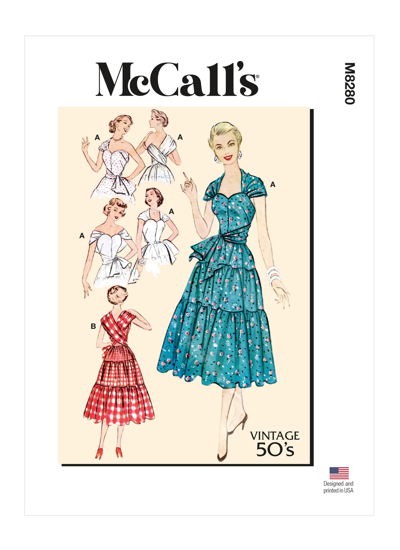 McCall's Misses' Dresses  M8280 - Sewing Pattern