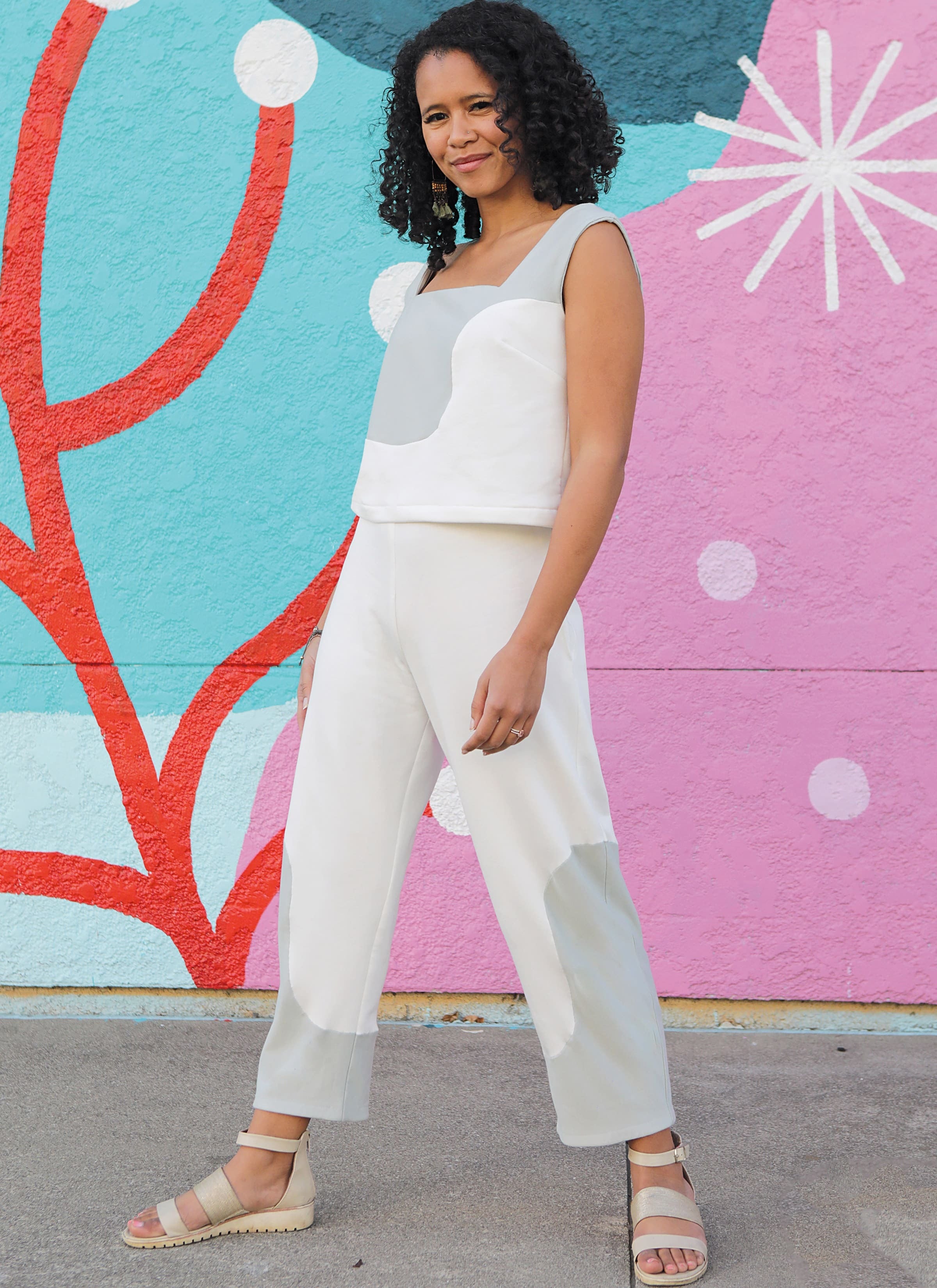 Know Me Misses' Crop Tops and Pants ME2033 - Sewing Pattern