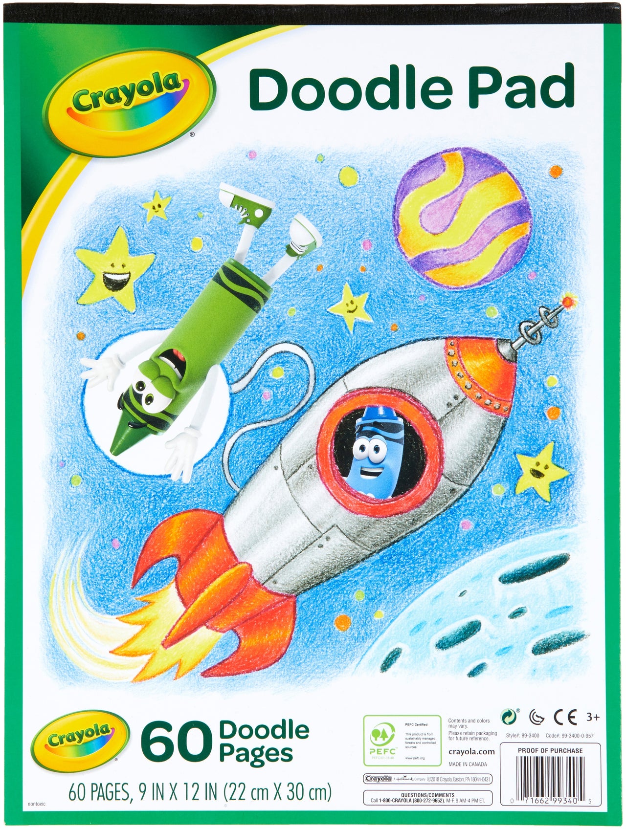 Crayola Doodle Pad 9"X12" - 60 Sheets