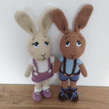 Bella & Buster Bunny Amigurumi