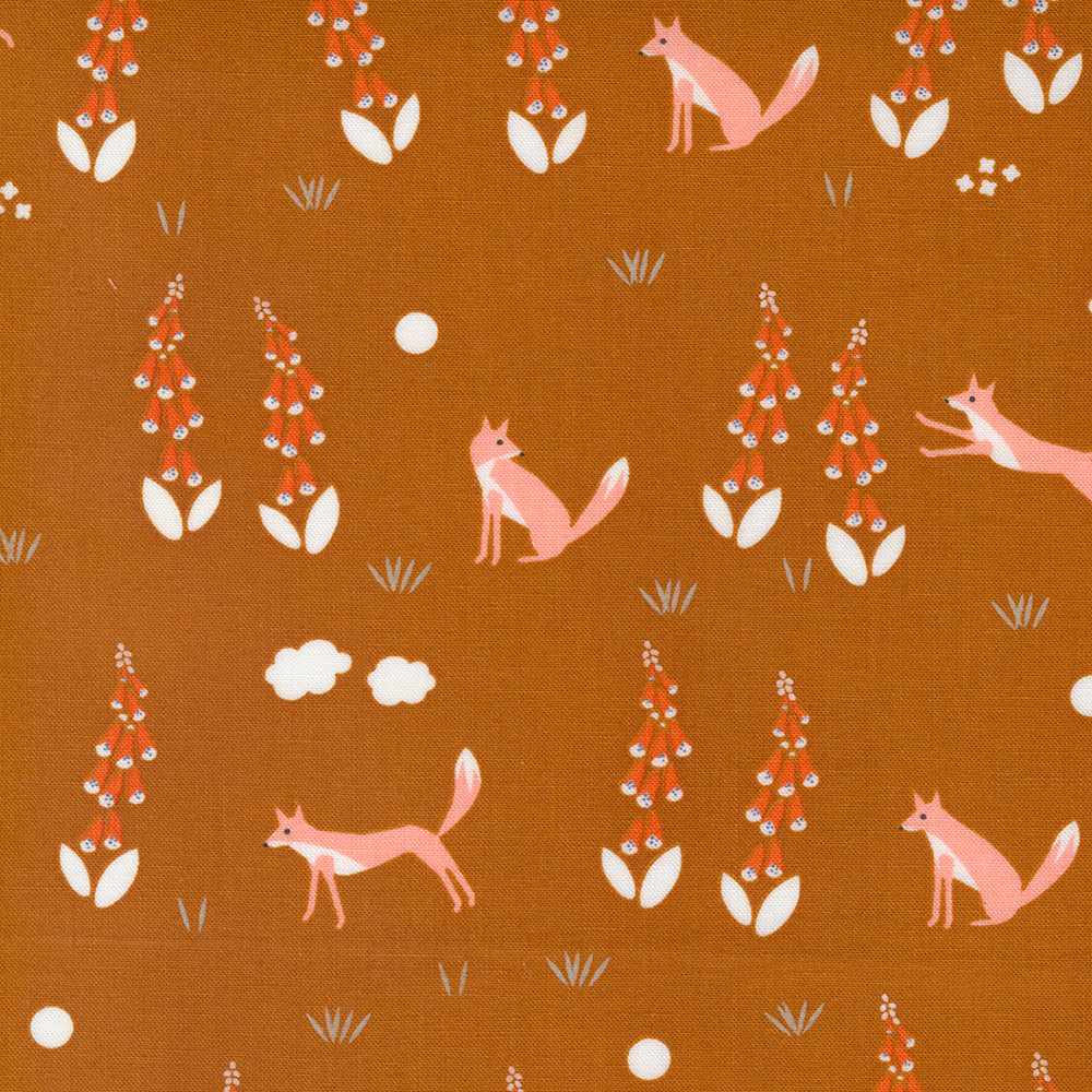 Moda Fabrics Meander - Brown