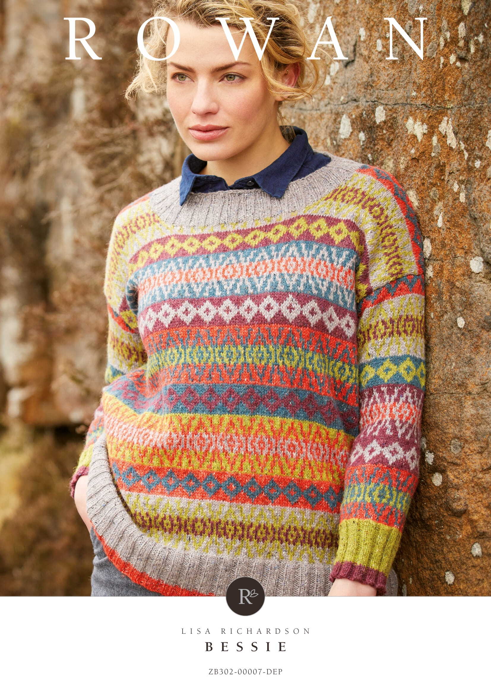 Bessie Sweater in Rowan Felted Tweed DK (DE) - Downloadable PDF
