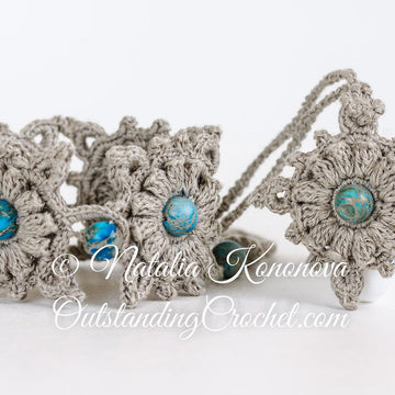 Windrose Bracelet & Necklace Set