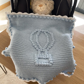 Hot Air Balloon car seat blanket