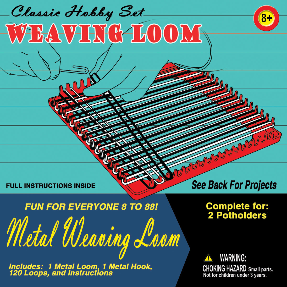 Pepperell Weaving Loom Retro Craft Kit - 389488