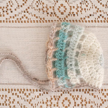 Easy Newborn Mohair Bonnet