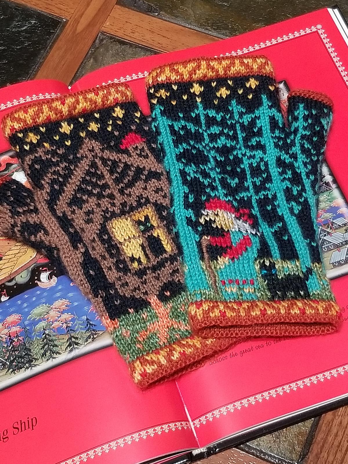 Enchanted Forest Mitts
