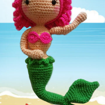 Floppy the mermaid crochet pattern