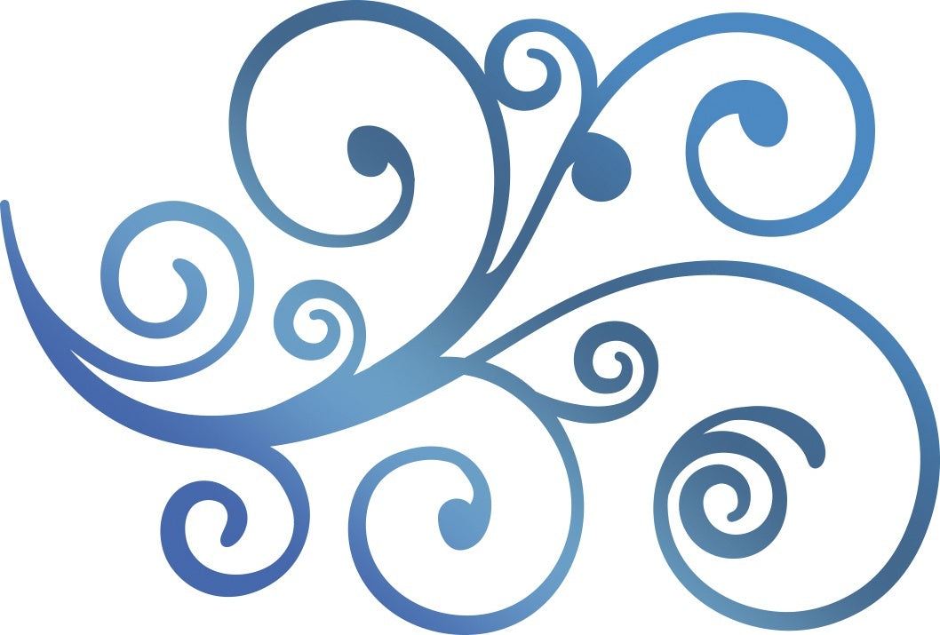 Artdeco Creations Couture Creations Hotfoil Stamp - Curling Flourish