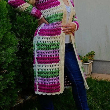 Crochet Multicolor cardigan