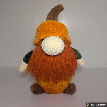 Gnome in a Pumpkin