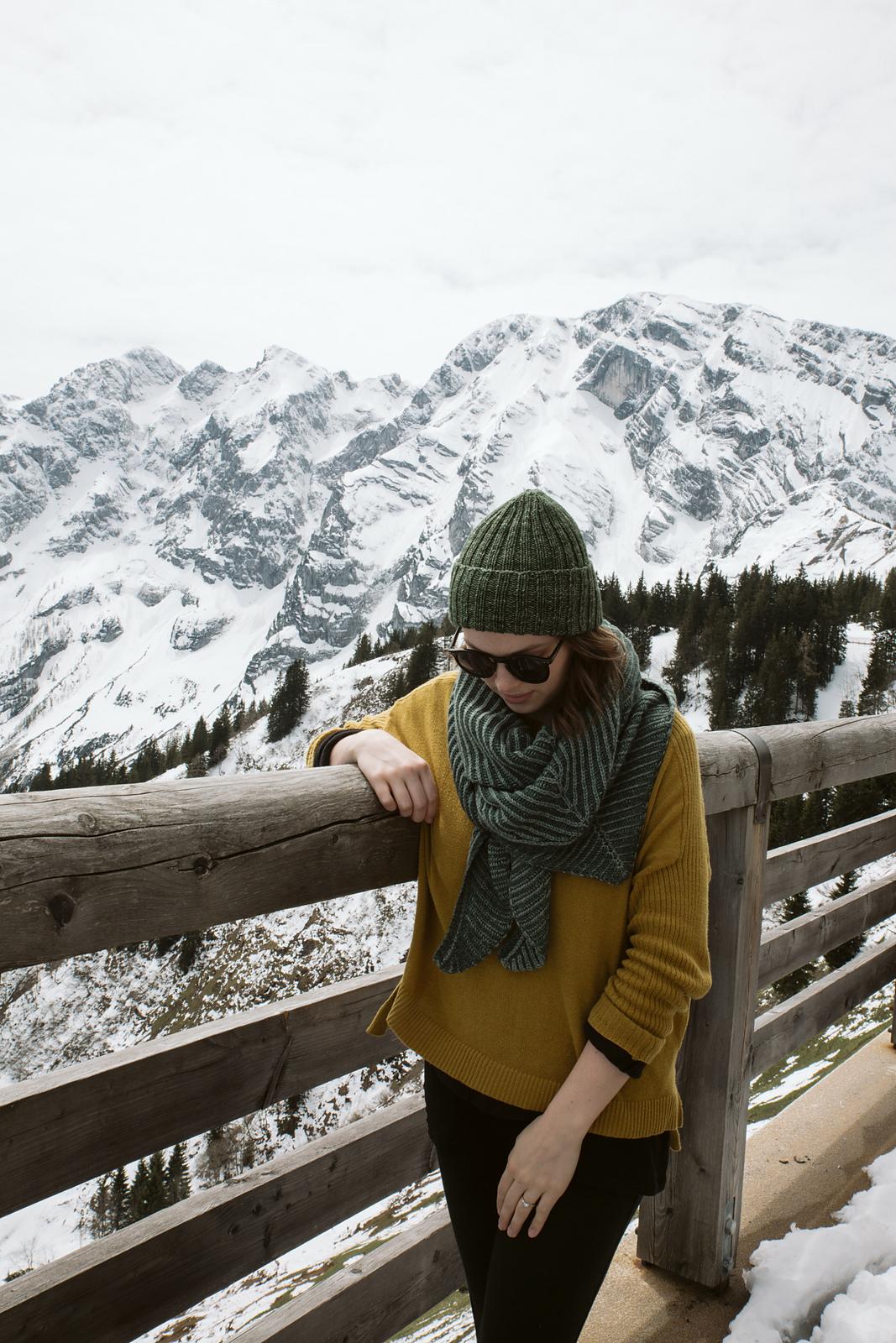 Snowy Pines Shawl