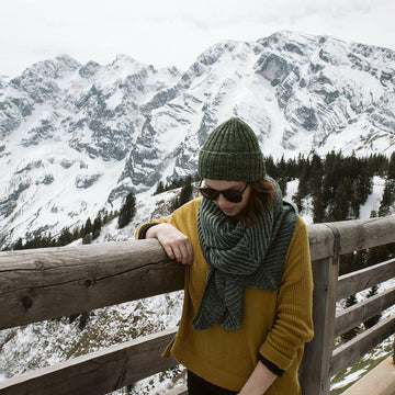 Snowy Pines Shawl