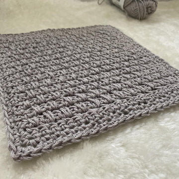 Fig Double Linen Stitch Washcloth
