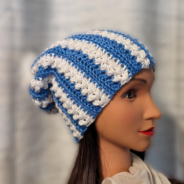 Puffy Stripes Beanie