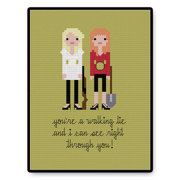 Death Becomes Her - PDF Cross Stitch Pattern
