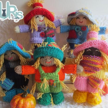 Not so Scary Scarecrows Hanging Ornament