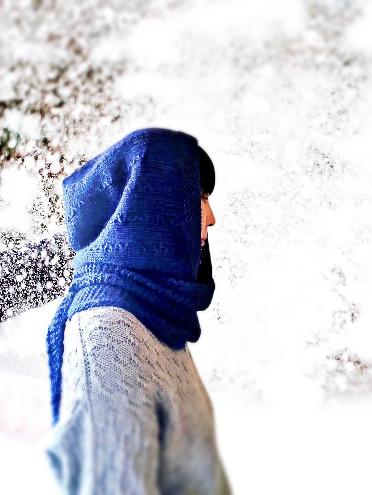 Hakuba Hooded Scarf