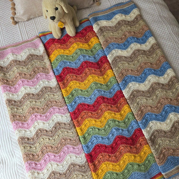Gentle Ripples Bobble Baby Blanket