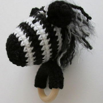 Zebra Rattle or Teething Toy