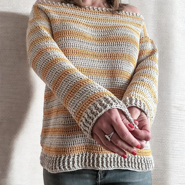 Sun - Kissed Crochet Sweater