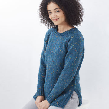 Cardigan and Sweater in King Cole Big Value Tweed DK - 5707 - Downloadable PDF