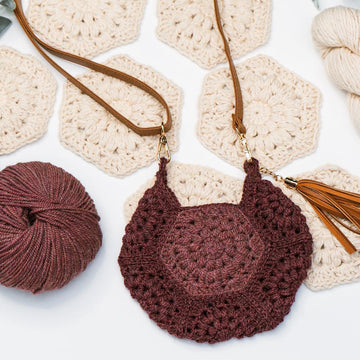 Seven Hexi Granny Square Bag