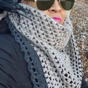 Shell Foraging Shawl