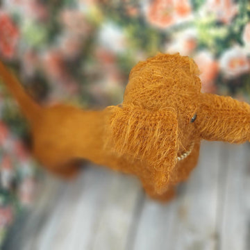 Realistic Dachshund Dog Amigurumi
