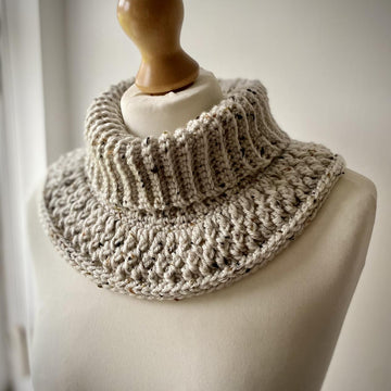 Roll Neck Cowl Scarf