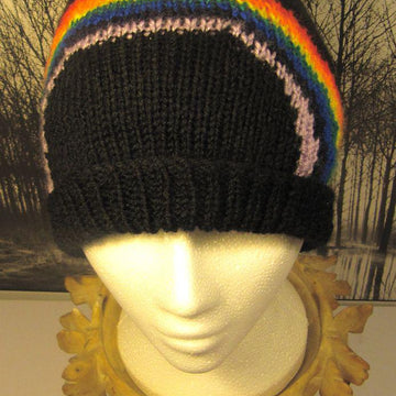 RAINBOW BEANIE HAT