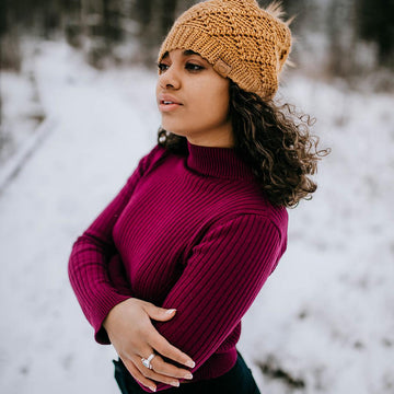 Diamonds Beanie, Slouch, Messy Bun & Ear Warmer