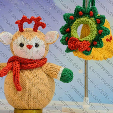 Rudolph & Elf & Ornaments