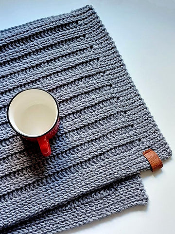 Knit-Look Crochet Blanket