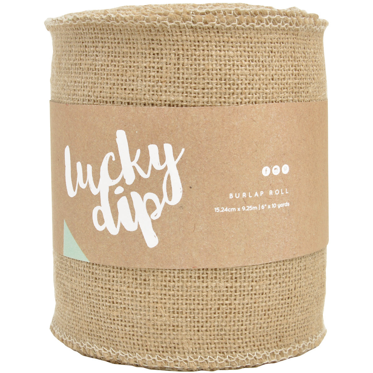 Kaisercraft Lucky Dip Burlap Roll - 6"X10yds