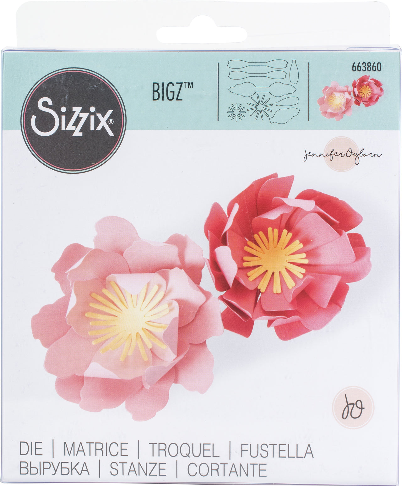 Sizzix Bigz Die By Jennifer Ogborn - Summer Blooms