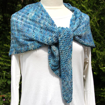 Triangle Trellis Shawl