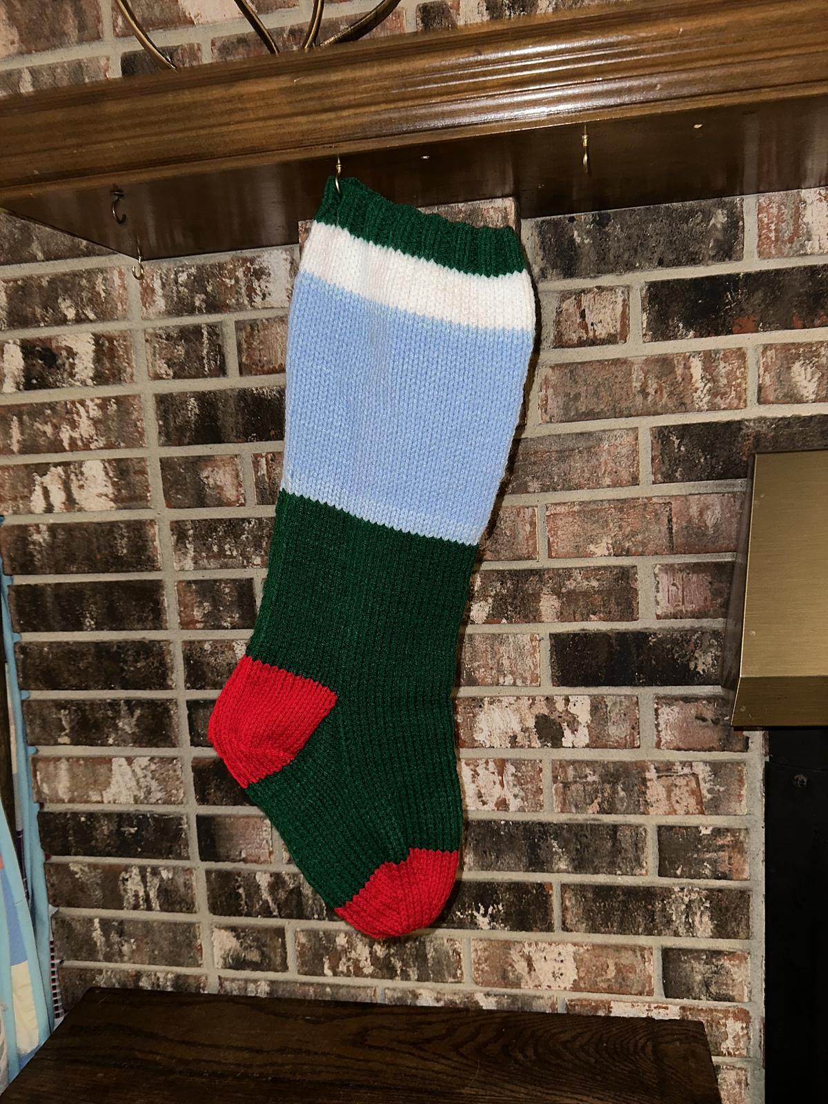 Golf Santa Stocking