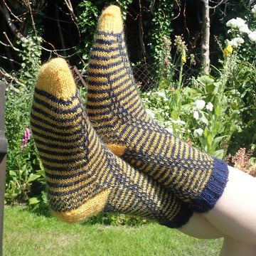Corkscrew Feet Socks