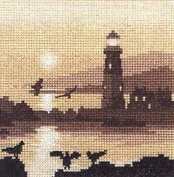 Heritage Guiding Light, 14 count Aida Cross Stitch Kit - 12.5cm x 12.5cm