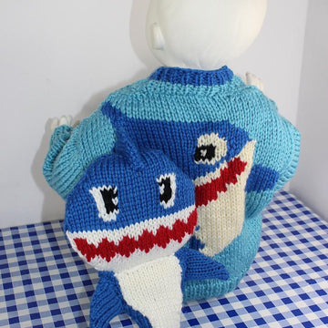 Chunky Baby & Toddler Shark Sweater and Toy