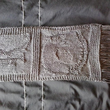 Jack Skellington Scarf Knitting Pattern