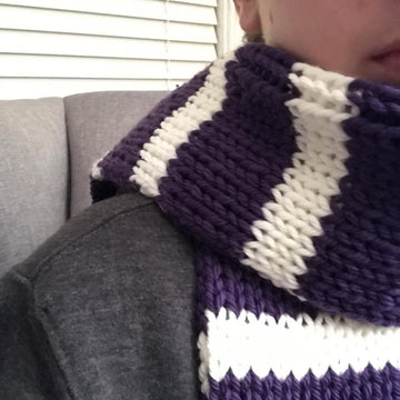 Purple Valley Scarf