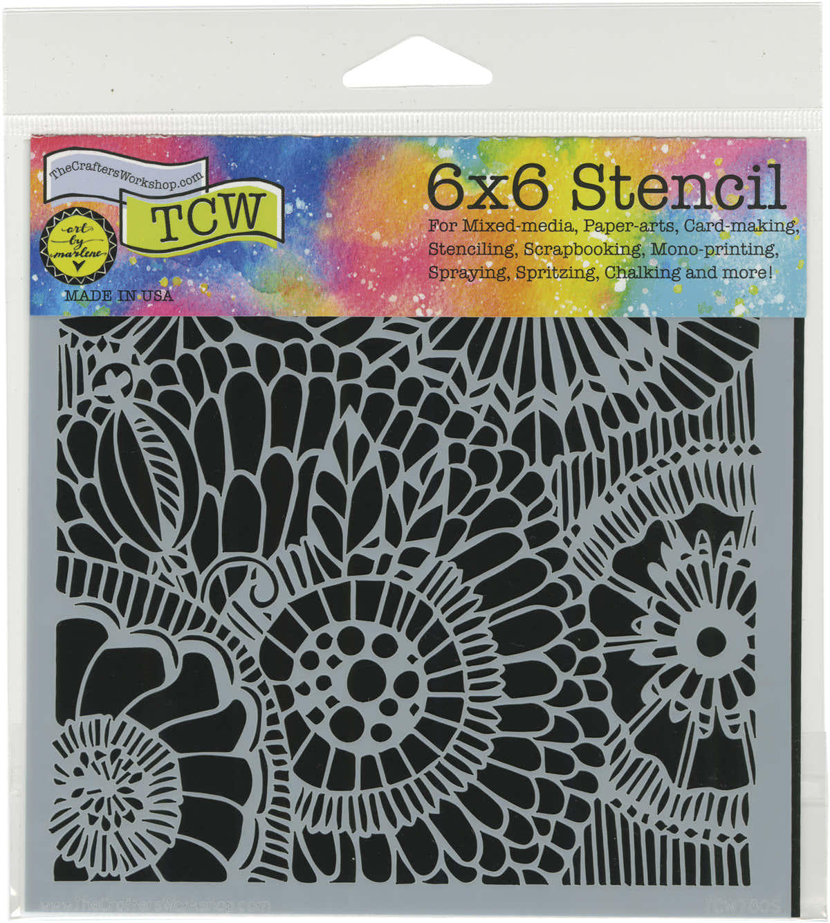 The Crafter's Workshop Crafter's Workshop Template 6"X6" - Botanical Dream