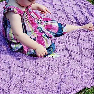 Sweet Lattice Baby Blanket