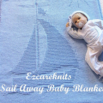 Sail Away Baby Blanket