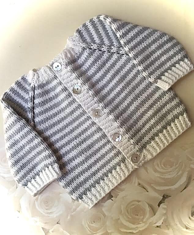 Striped Baby Party Cardi