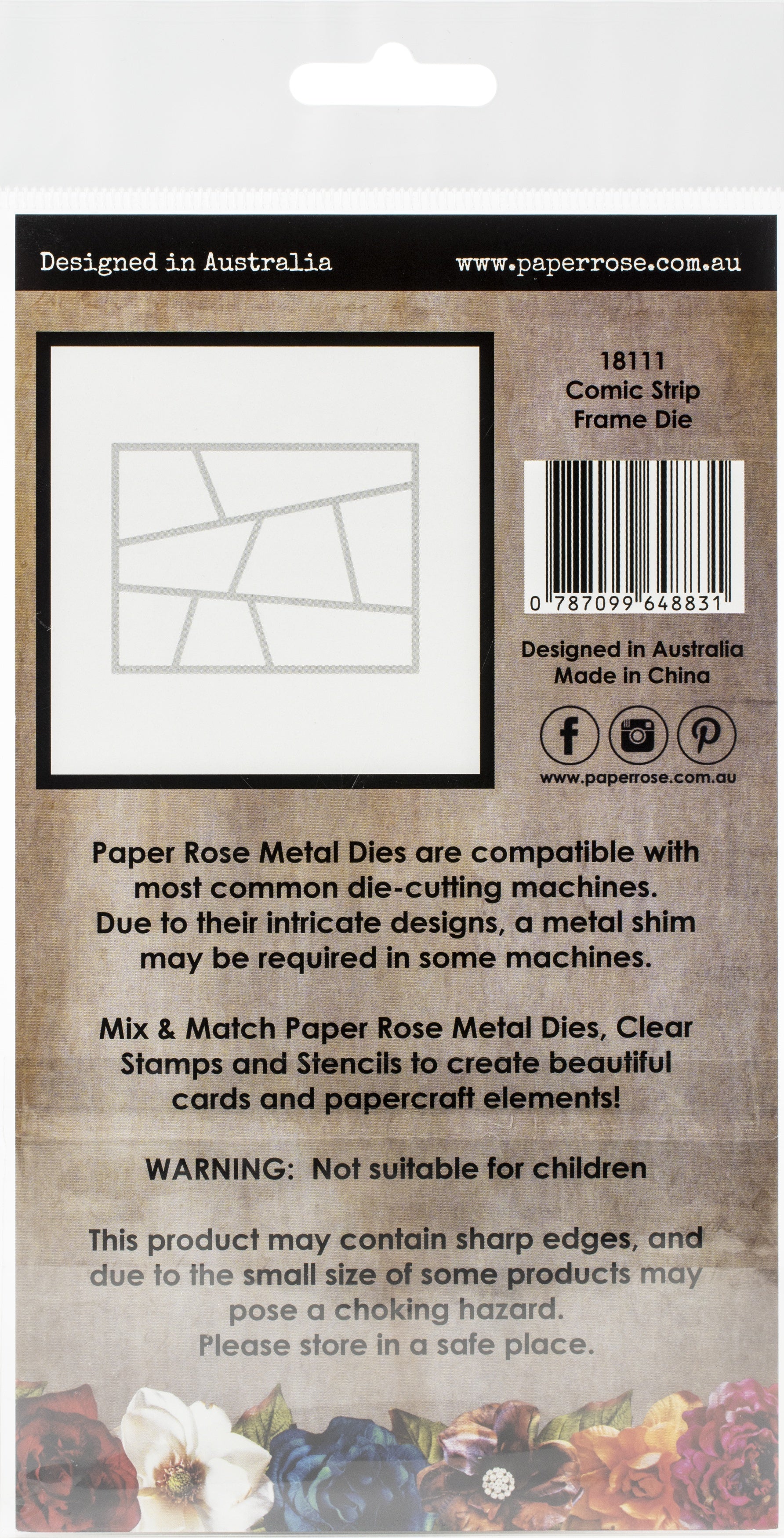 Paper Rose Dies - Comic Strip Frame